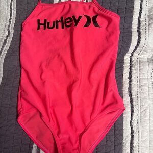 Hurley Vibrant Pink One-Piece